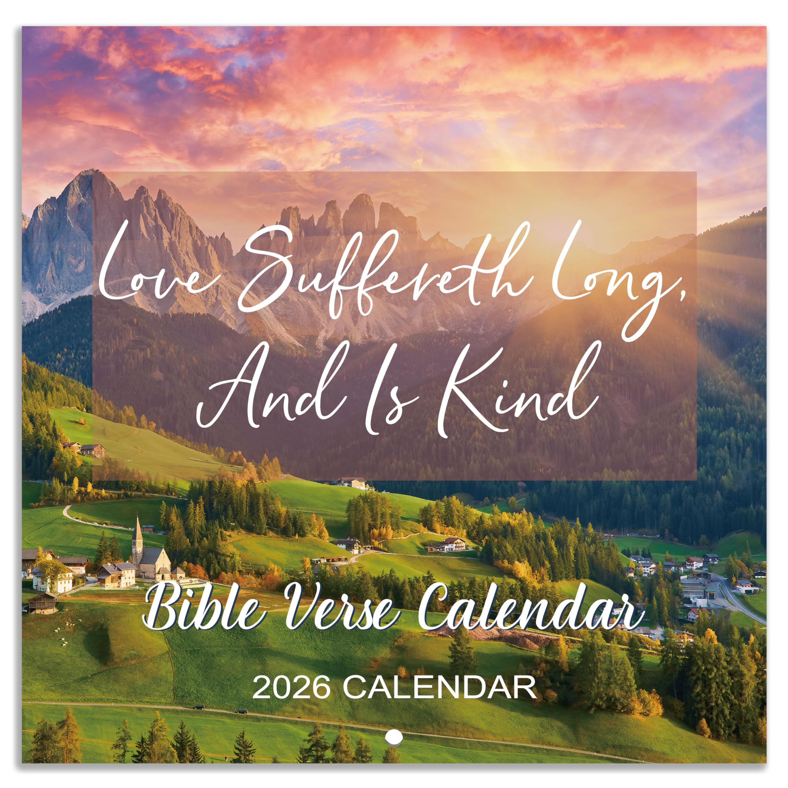 2026 Calendar - Bible Verse Wall Calendar