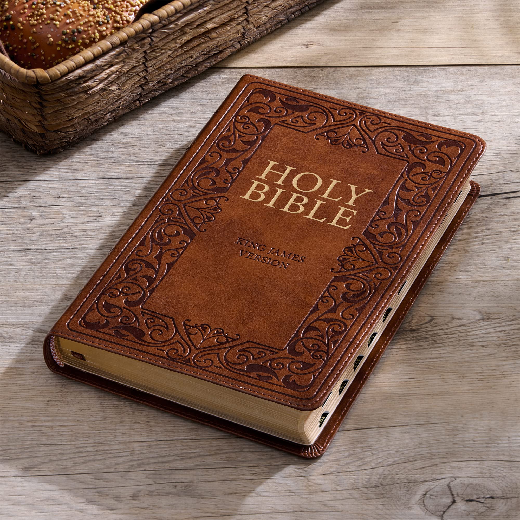 KJV Standard Size Faux Leather(Deluxe Gift Editions)