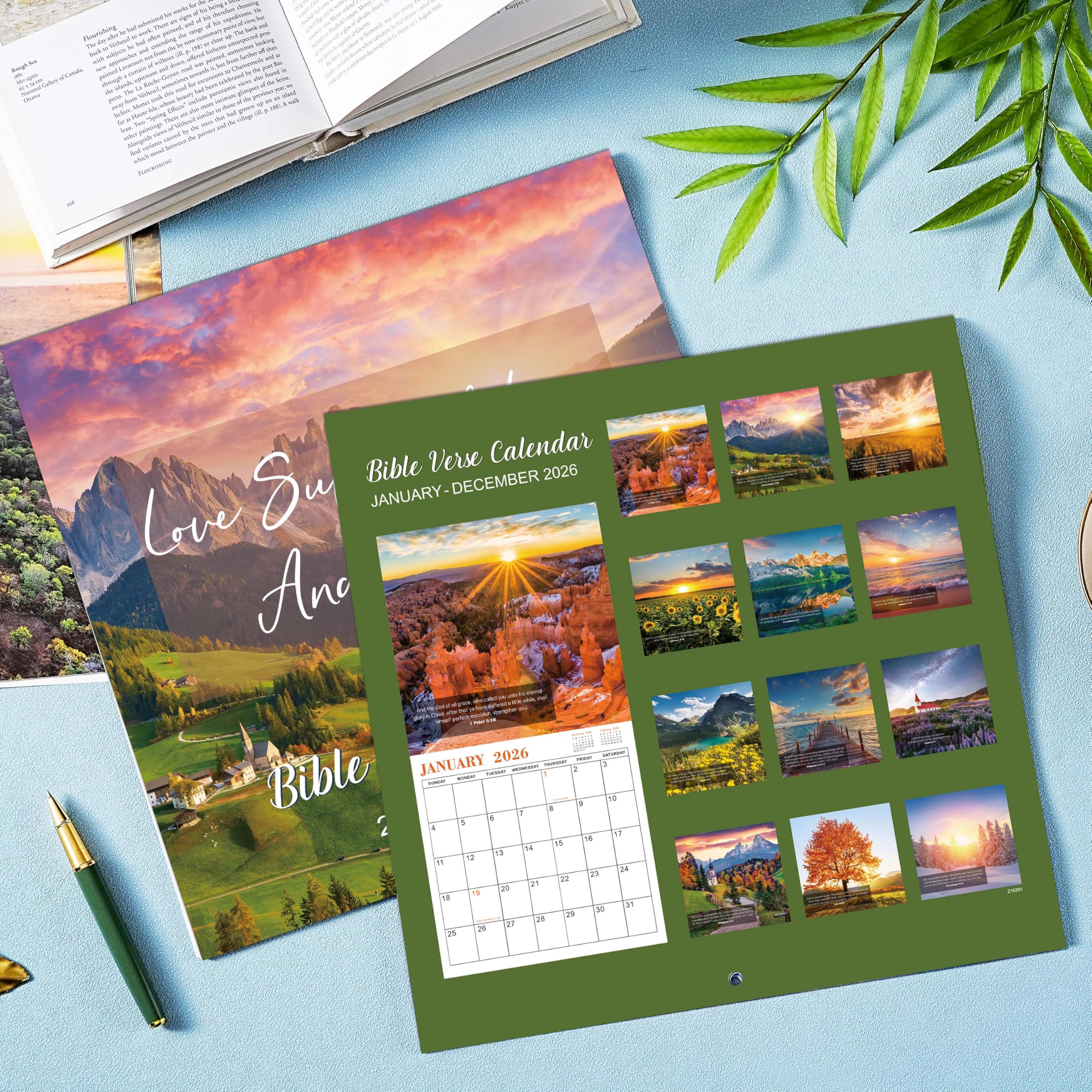 2026 Calendar - Bible Verse Wall Calendar