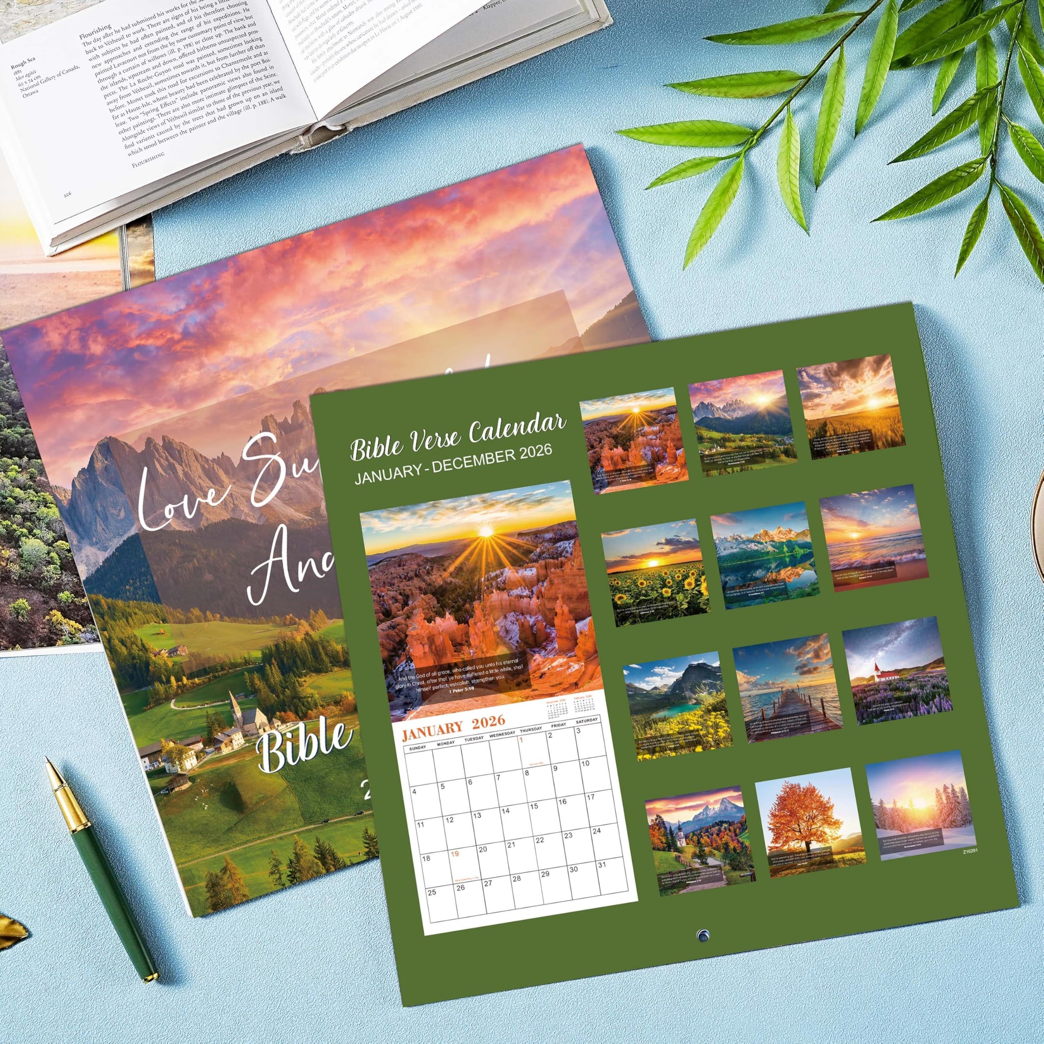 2026 Calendar - Bible Verse Wall Calendar
