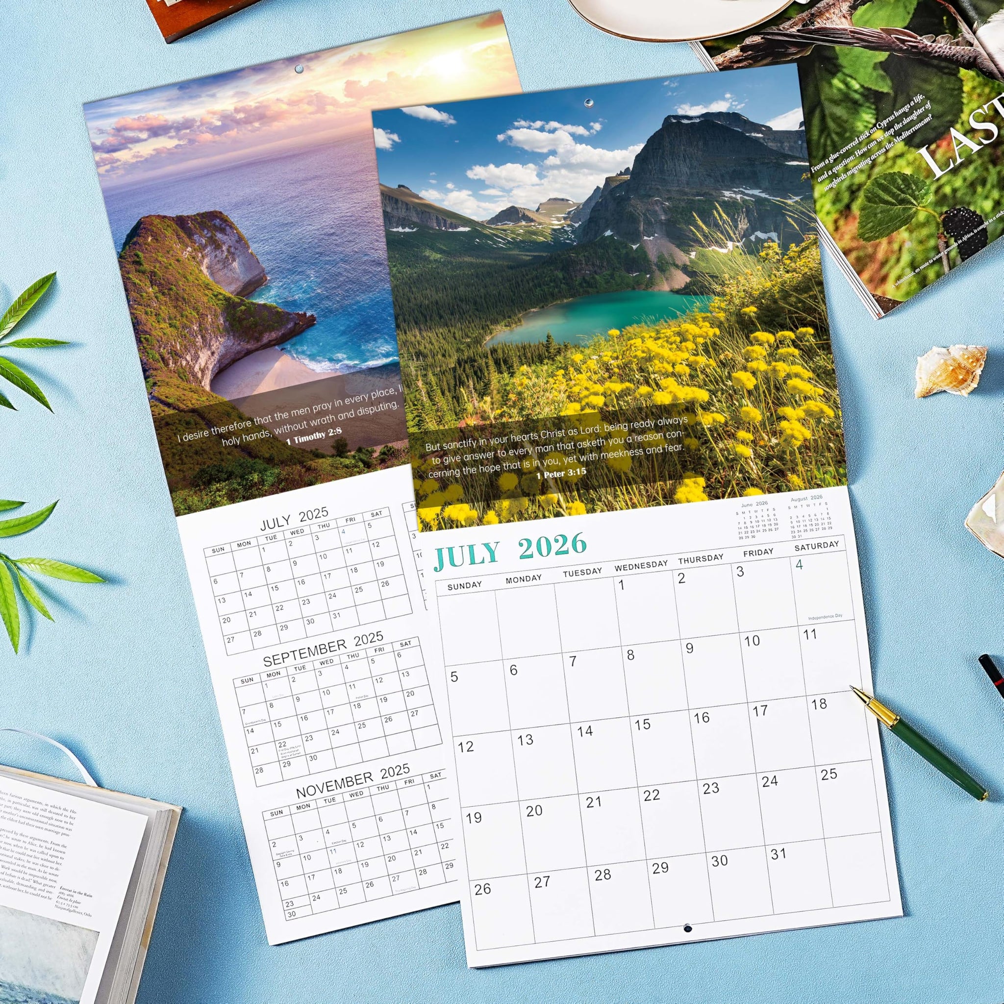 2026 Calendar - Bible Verse Wall Calendar