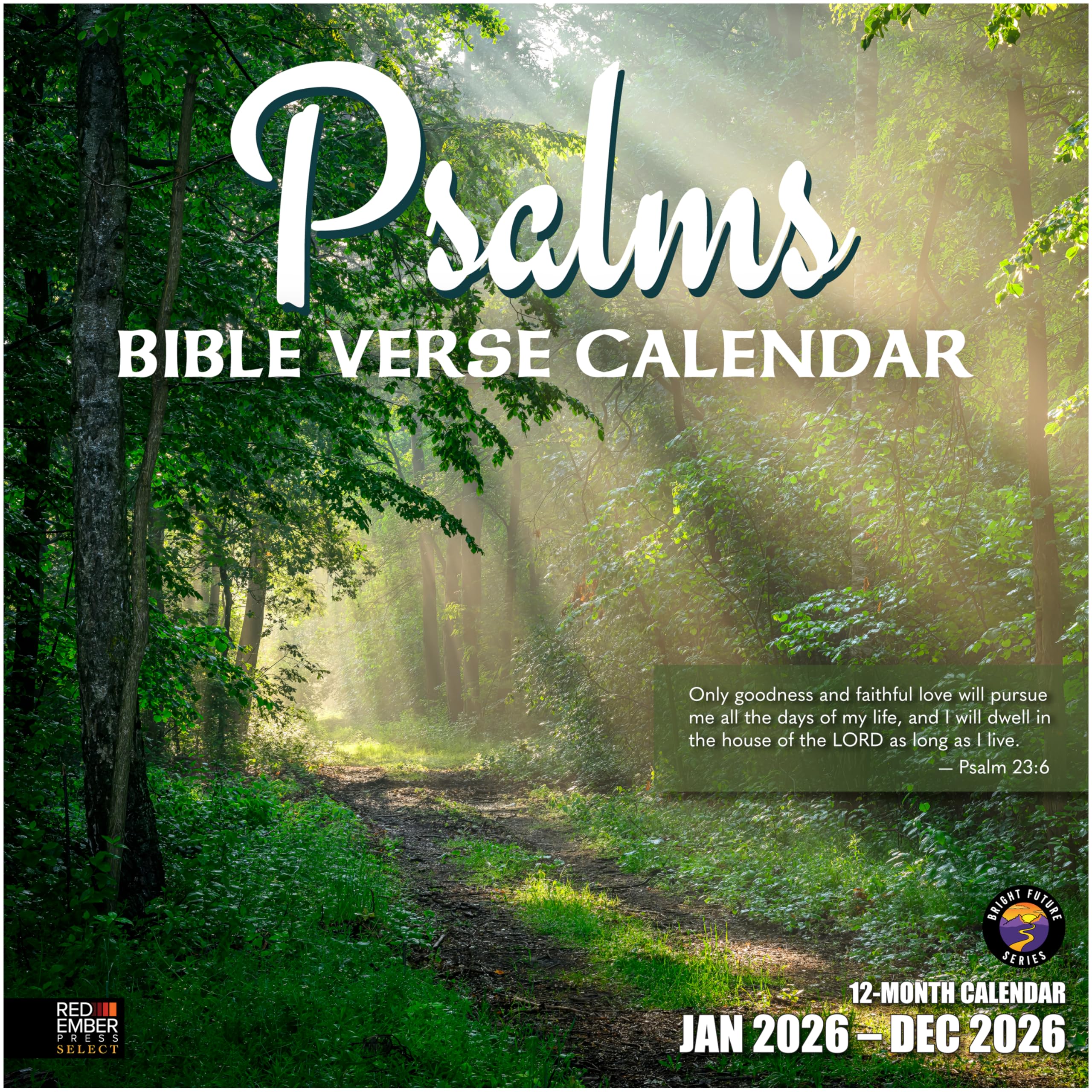 2026 Wall Calendar 2026 | Psalms with Bible Verses