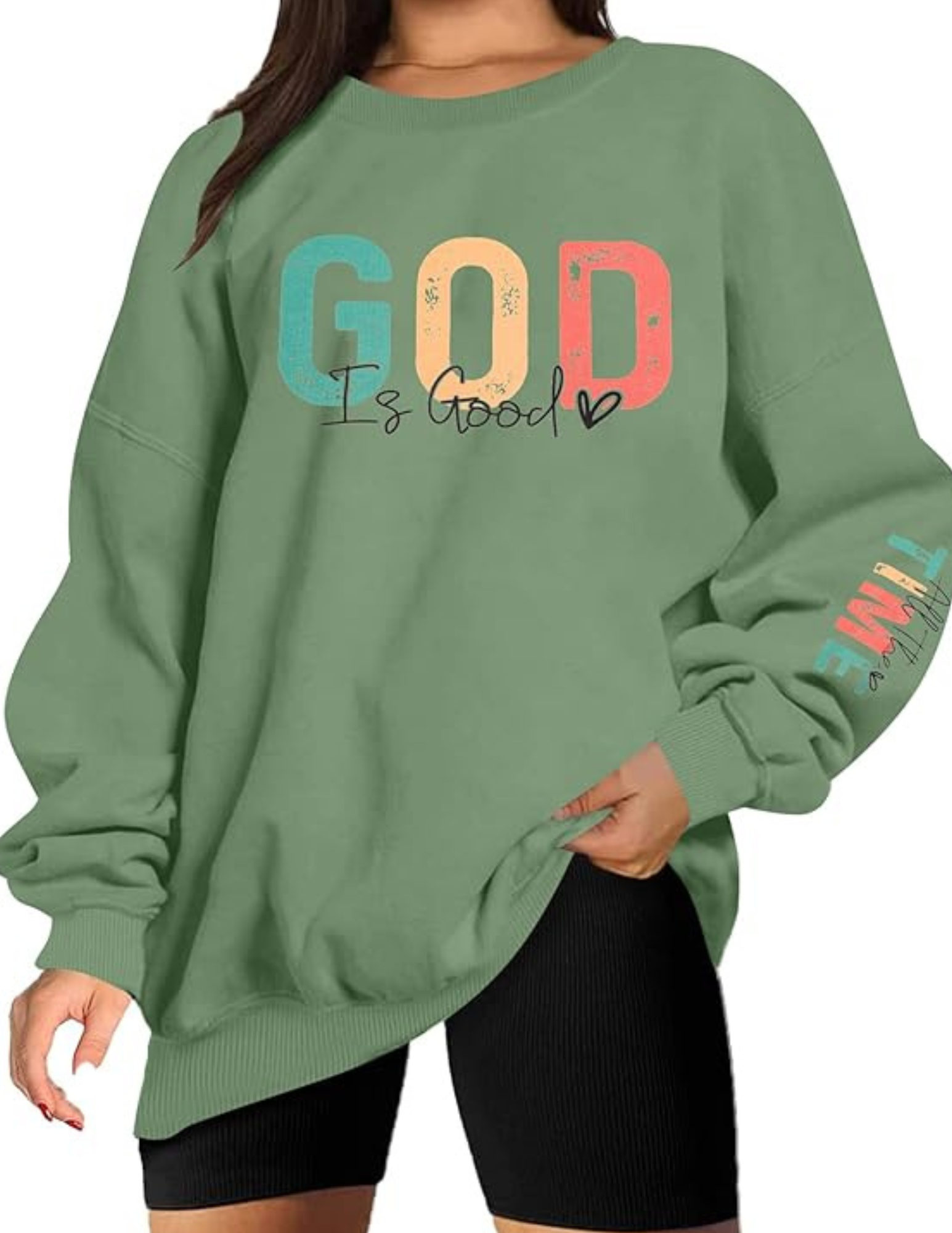 God Is Good All the Time Sweatshirt, Women