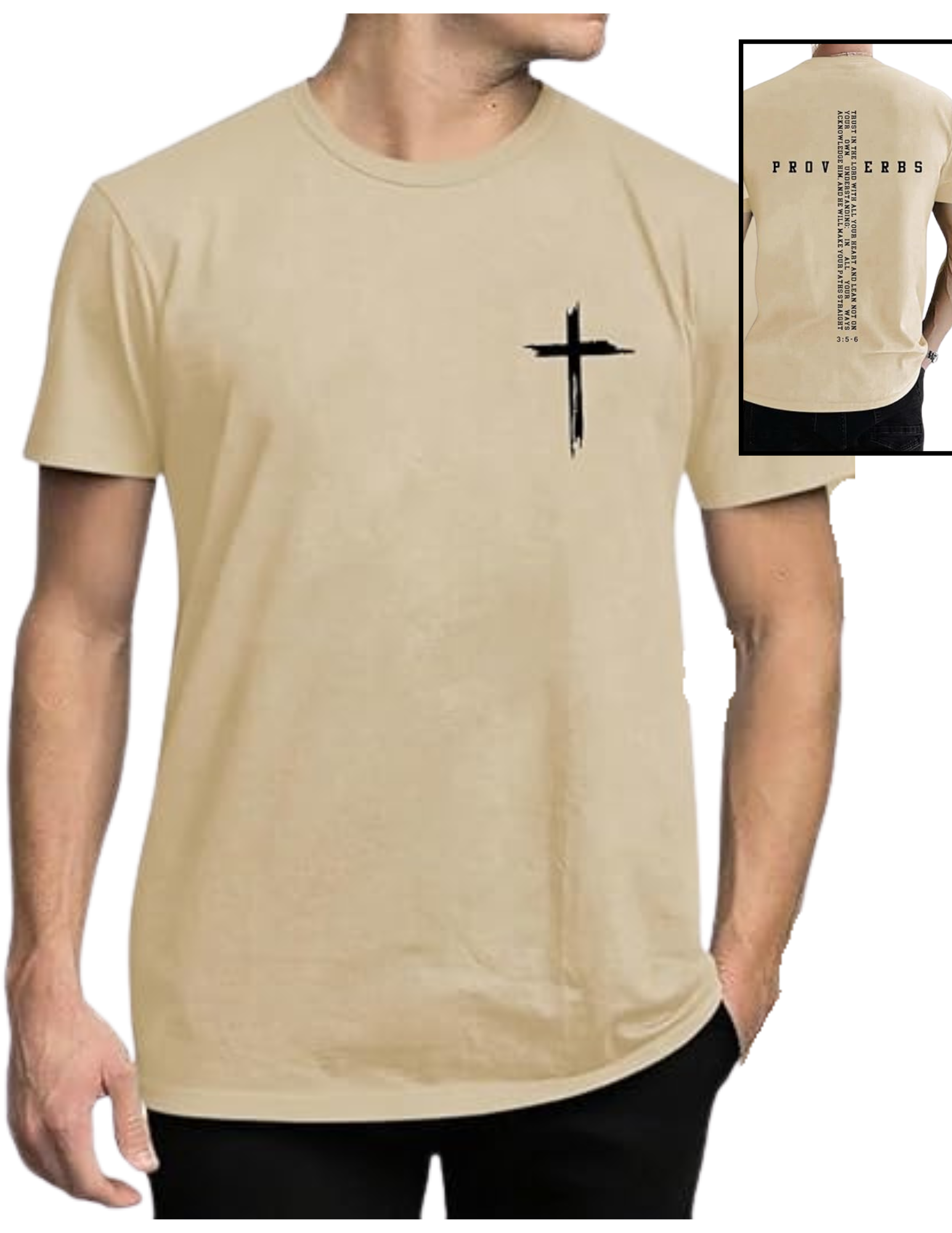 Bible Verse, Faith Cross T-Shirt