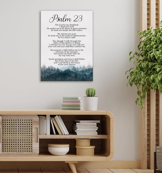 Psalms 23 Wall Art