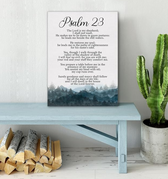 Psalms 23 Wall Art