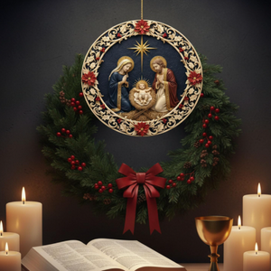 Star of Bethlehem Ornament & Inspirational Card