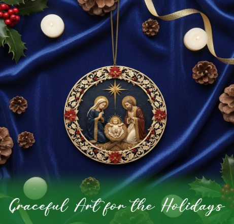 Star of Bethlehem Ornament & Inspirational Card