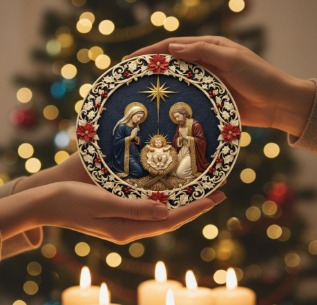 Star of Bethlehem Ornament & Inspirational Card