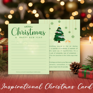 Star of Bethlehem Ornament & Inspirational Card