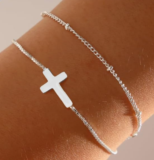 Adjustable Cross Bracelet