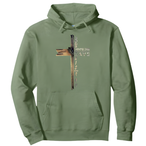 John 3:16 Bible Pullover Hoodie