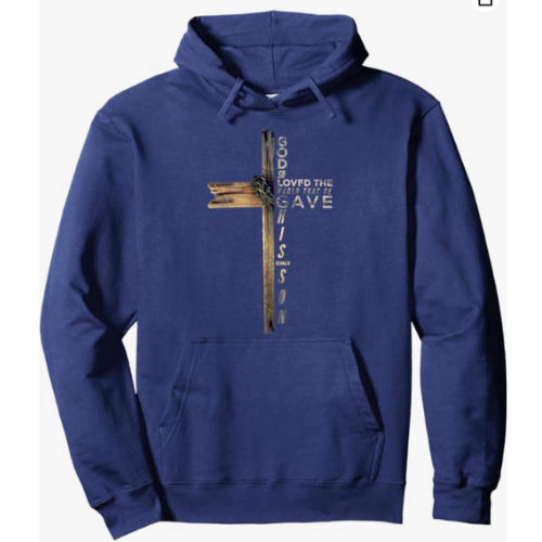 John 3:16 Bible Pullover Hoodie