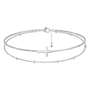 Adjustable Cross Bracelet