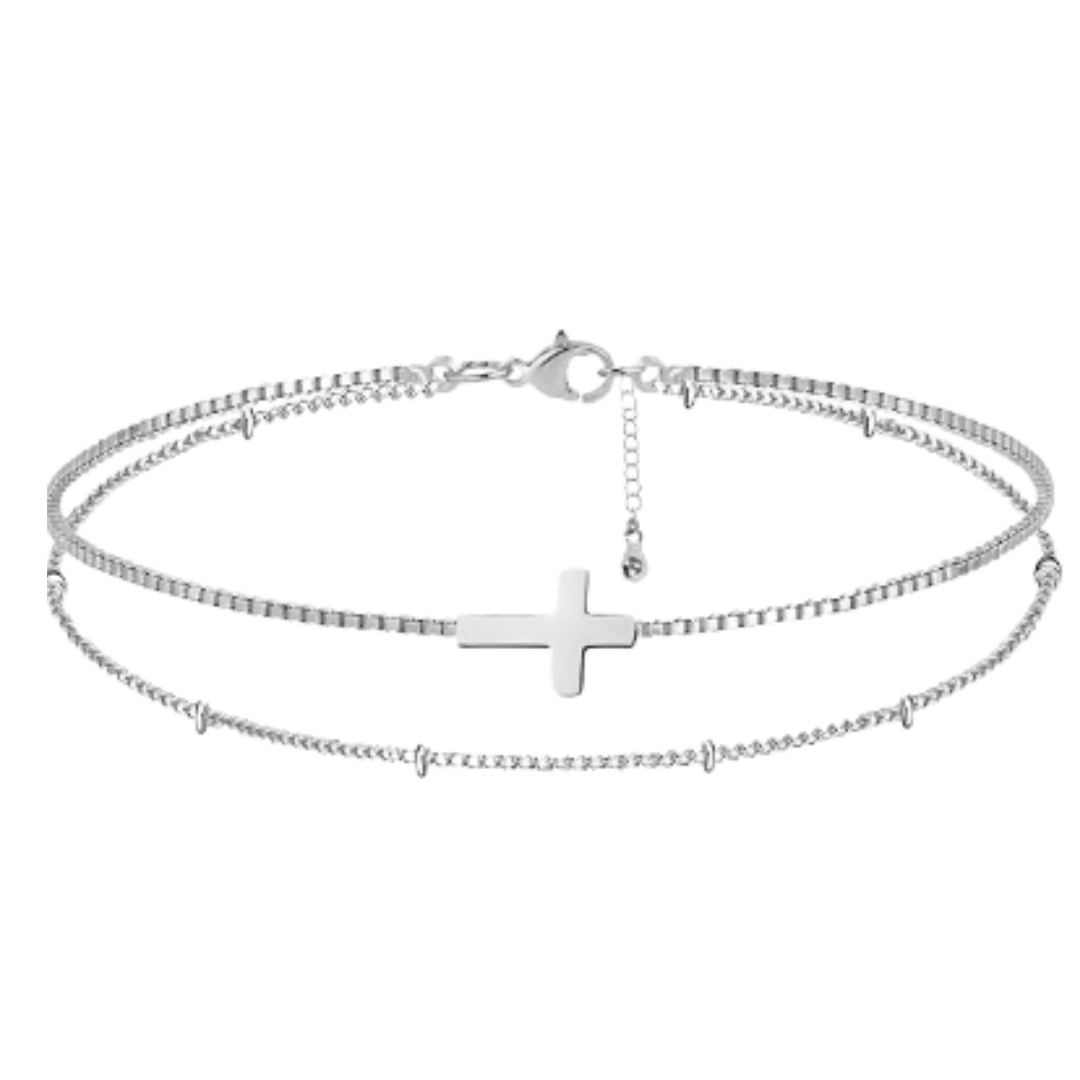 Adjustable Cross Bracelet