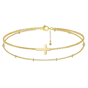 Adjustable Cross Bracelet