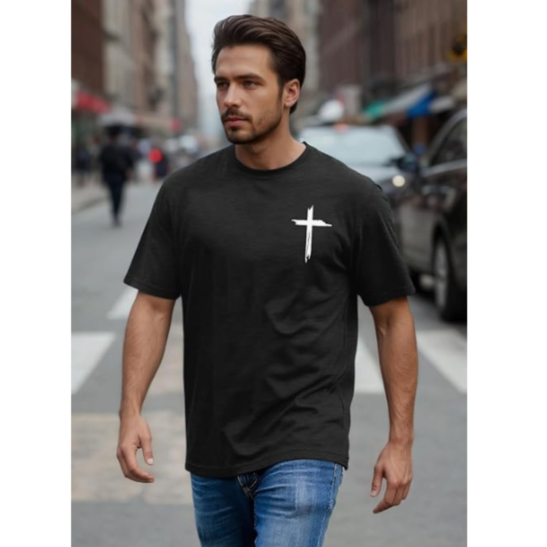 Bible Verse, Faith Cross T-Shirt