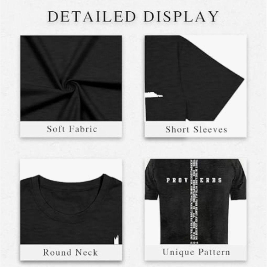 Bible Verse, Faith Cross T-Shirt