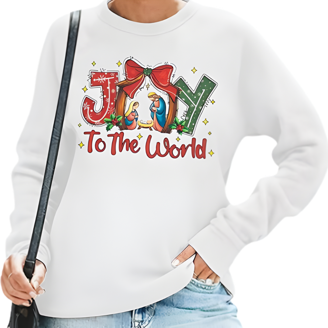 "Joy To The World", Faith Graphic Pullover
