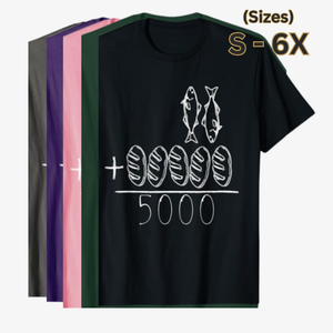 Unisex, Feeding 5000 Christian Graphic Tee