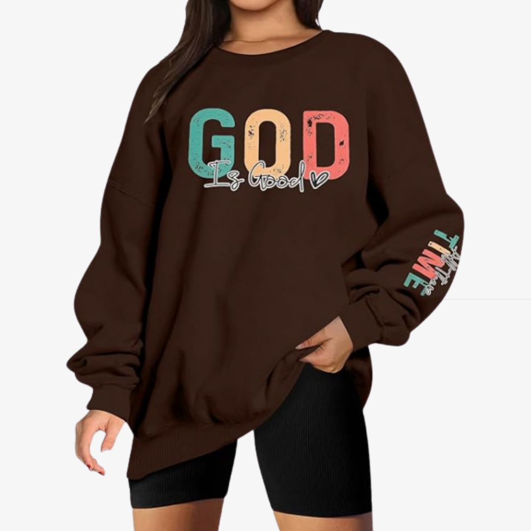 God Is Good All the Time Sweatshirt, Women