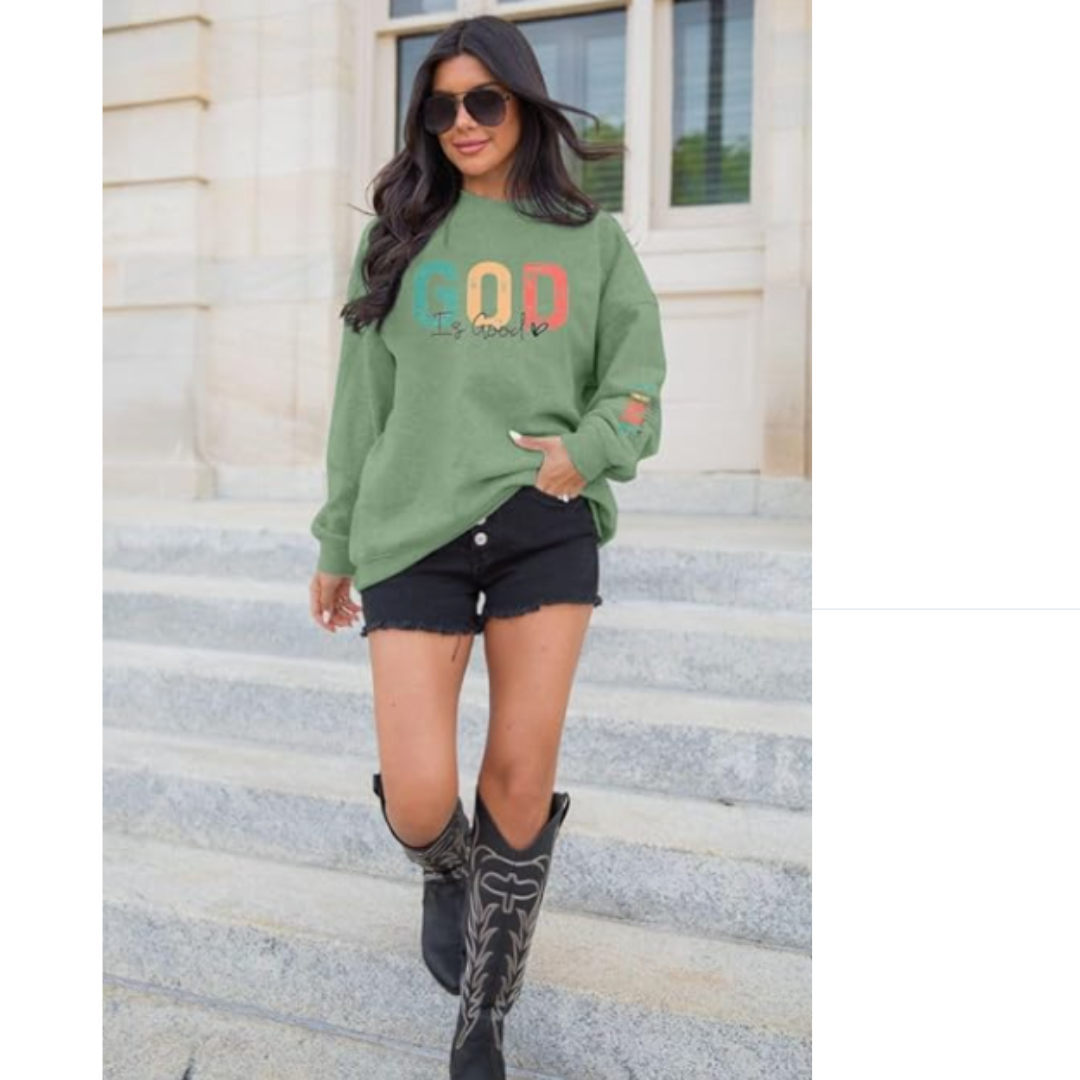 God Is Good All the Time Sweatshirt, Women