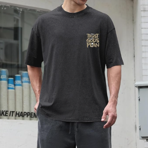 Acid Wash Mens Loose Fit T-Shirt