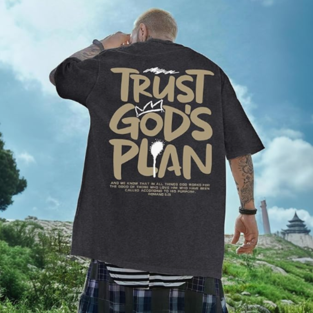 Acid Wash Mens Loose Fit T-Shirt