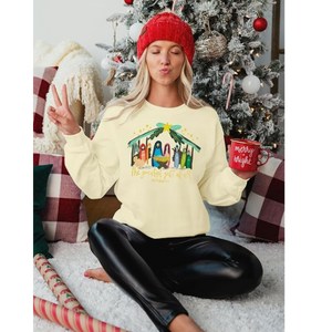 Holiday Crewneck, Faith Graphic Pullover