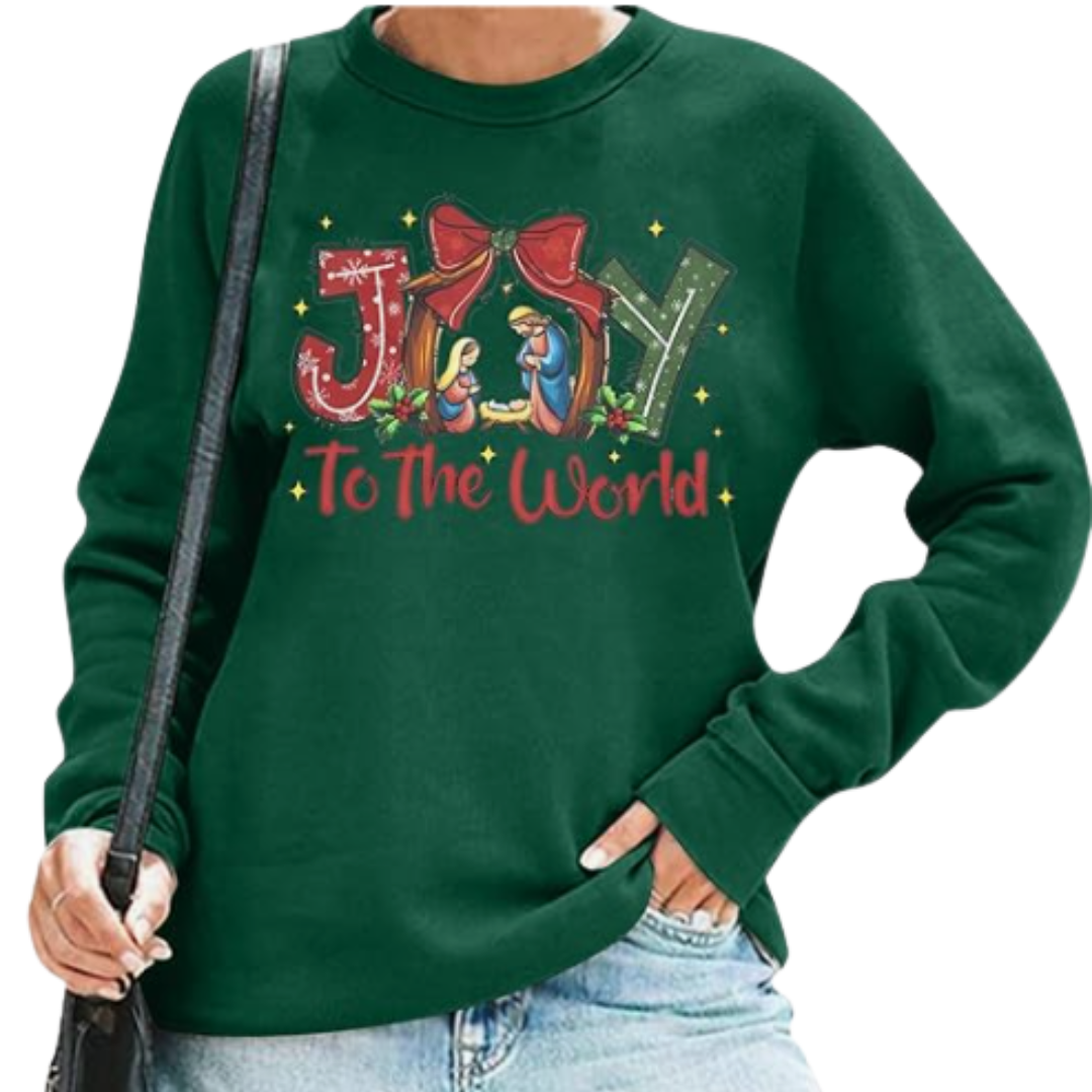 "Joy To The World", Faith Graphic Pullover