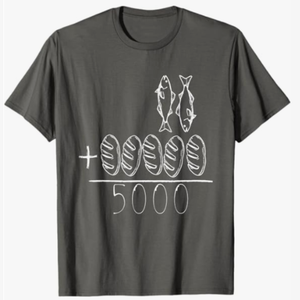 Unisex, Feeding 5000 Christian Graphic Tee