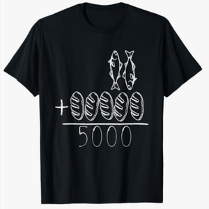 Unisex, Feeding 5000 Christian Graphic Tee