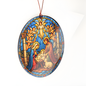 Acrylic Nativity Ornament