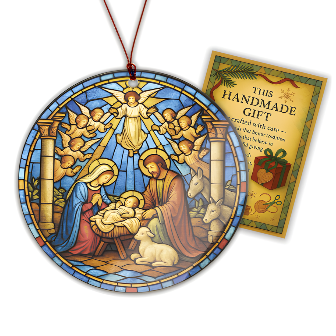 Acrylic Nativity Ornament
