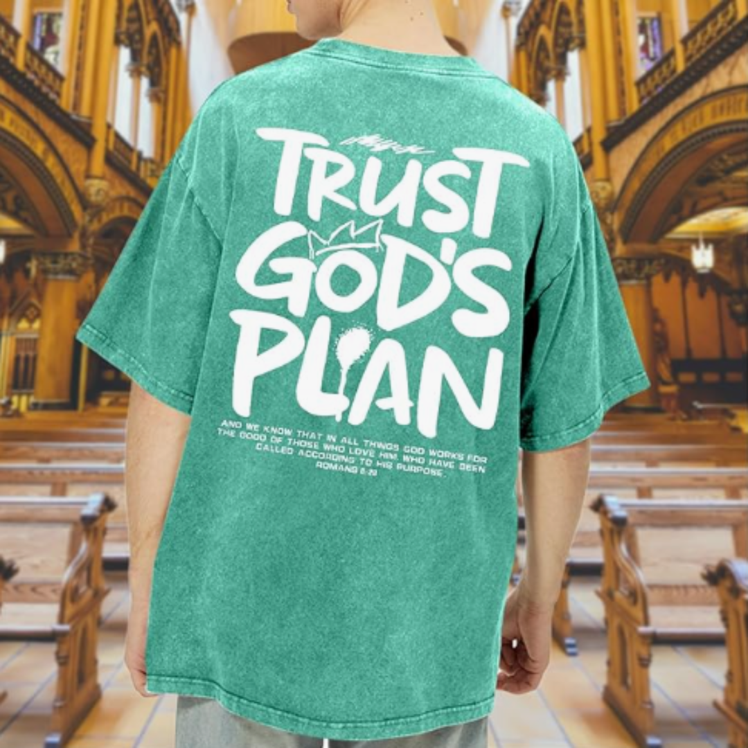 Acid Wash Mens Loose Fit T-Shirt