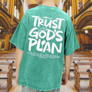 Acid Wash Mens Loose Fit T-Shirt