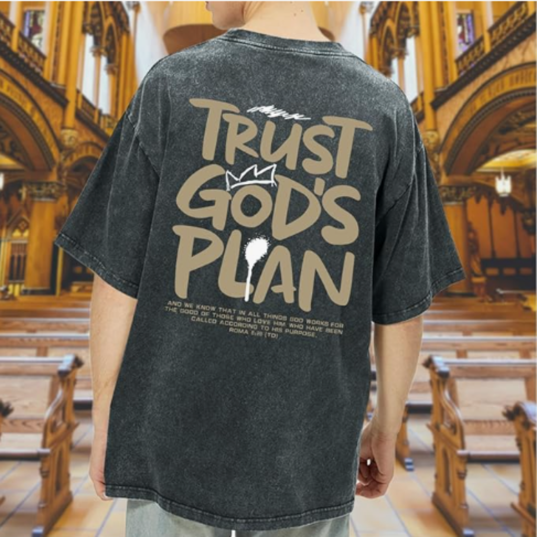 Acid Wash Mens Loose Fit T-Shirt