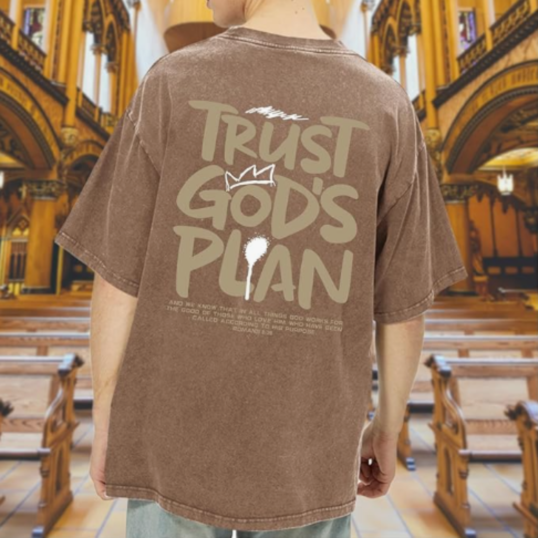 Acid Wash Mens Loose Fit T-Shirt