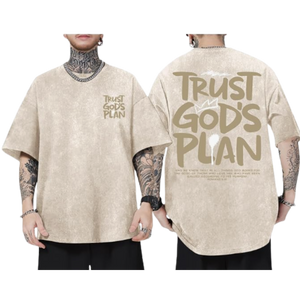 Acid Wash Mens Loose Fit T-Shirt