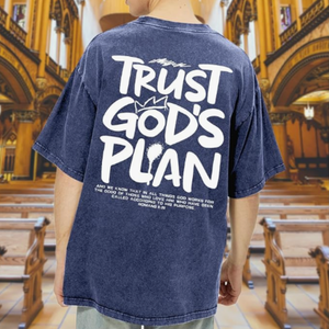 Acid Wash Mens Loose Fit T-Shirt