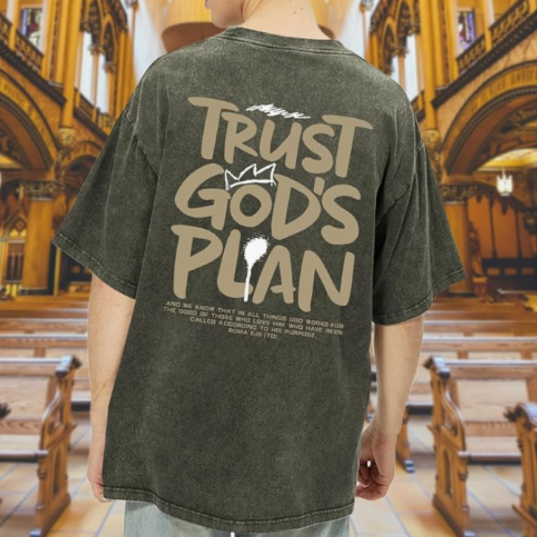 Acid Wash Mens Loose Fit T-Shirt