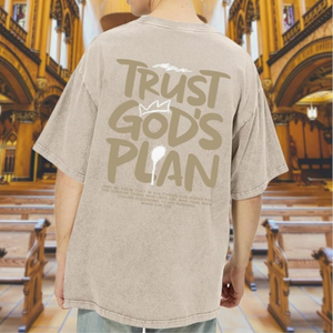 Acid Wash Mens Loose Fit T-Shirt